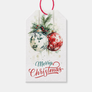Vintage-Weihnachtsbaum-Birnen Weihnachten Geschenkanhänger
