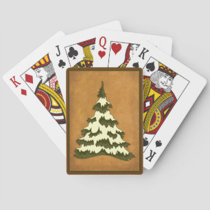 Vintage-Weihnachtsbaum-Spielkarten Spielkarten