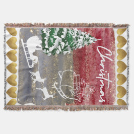 Vintage-Weihnachtsbäume  Decke