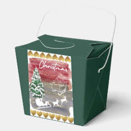 Vintage-Weihnachtsbäume  Geschenkschachtel
