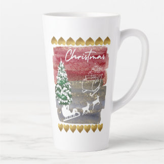 Vintage-Weihnachtsbäume Milchtasse