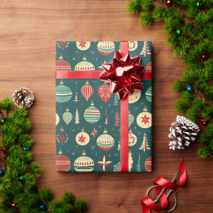 Vintage-Weihnachtsbaumschmuck Geschenkpapier