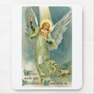 Vintage-Weihnachtsbild-Mauspad Mousepad