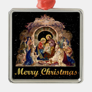 Vintage-Weihnachtsdekoration Ornament Aus Metall