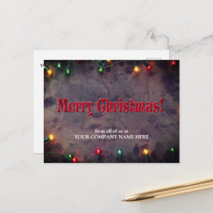 Vintage Weihnachtsdekorationen Gruß Niedlich Postkarte