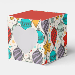 Vintage-Weihnachtsdekorationen Holiday-Quadrat Geschenkschachtel