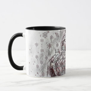 Vintage-Weihnachtsdekorationen Ornamente Tasse