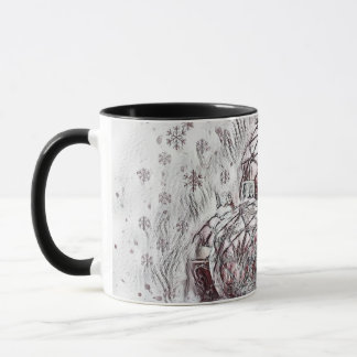 Vintage-Weihnachtsdekorationen Ornamente Tasse