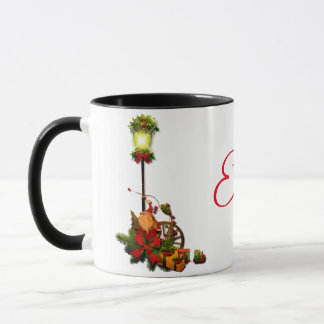 Vintage-Weihnachtsdekorationen Ornamente Tasse