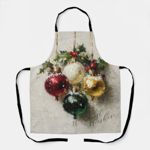 Vintage-Weihnachtsdekorationen Schürze