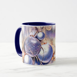 Vintage-Weihnachtsdekorationen Tasse