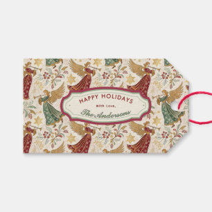 Vintage-Weihnachtsengel individuell Geschenkanhänger