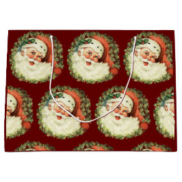 Vintage Weihnachtsfeier Große Geschenktüte