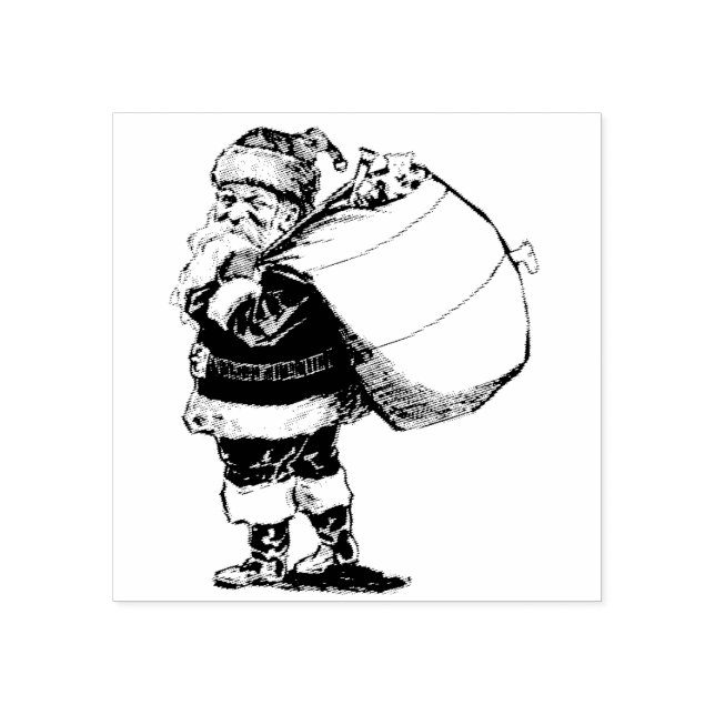 Vintage Weihnachtsfeier Gummistempel (Prägung)