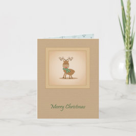 Vintage Weihnachtsfeier Karte