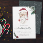 Vintage Weihnachtsfeier Party Einladung<br><div class="desc">Mit dieser charmanten Einladung ein wenig "Fröhlichkeit" in Ihr Urlaubsgeschirr. Ob Sie diese Einladung für ein Cocktail-Party mit Freunden und Familie oder einen Corporate-Ferien-Mixer nutzen, diese Vintage Santa-Einladung ist die ideale Gelegenheit, Ihre Gäste zum Genießen und Genießen zu einladen. Fügen Sie diesem Design Ihre benutzerdefinierte Formulierung hinzu, indem Sie die...</div>