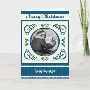 Vintage Weihnachtsfeiertage Feiertagskarte