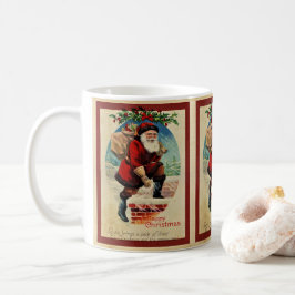 Vintage Weihnachtsfeiertage Keramik Kaffeetasse