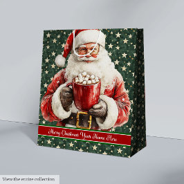 Vintage Weihnachtsfeiertage Weihnachtsfeiertag Mittlere Geschenktüte