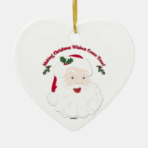 Vintage Weihnachtsfeste Träume wahr werden! Keramikornament