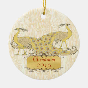 Vintage Weihnachtsfriedhöfe Keramik Ornament