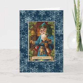 Vintage Weihnachtskarte Feiertagskarte