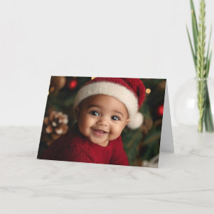 Vintage Weihnachtskarte für Babys Karte