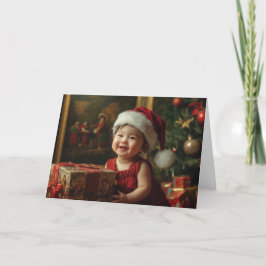 Vintage Weihnachtskarte Karte