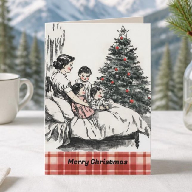 Vintage Weihnachtskarte Karte (Von Creator hochgeladen)