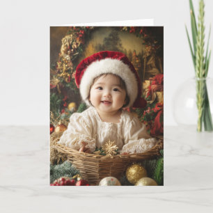 Vintage Weihnachtskarte Karte
