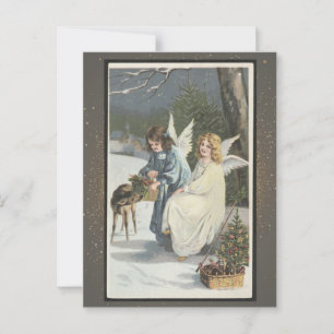 Vintage Weihnachtskarte Postkarte