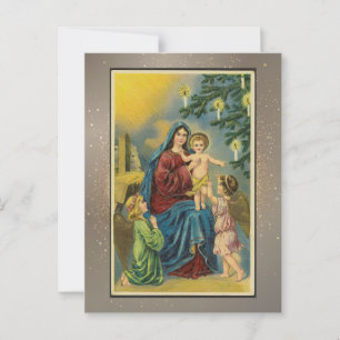 Vintage Weihnachtskarte Postkarte