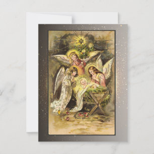 Vintage Weihnachtskarte Postkarte