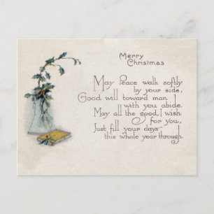 Vintage Weihnachtskarte Postkarte