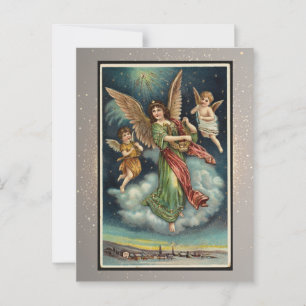 Vintage Weihnachtskarte Postkarte