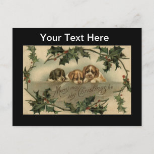 Vintage Weihnachtskarten Feiertagspostkarte