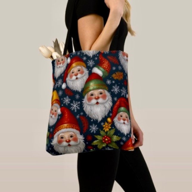 Vintage Weihnachtskollektion (Tote Bag — 100% polyester, black laminated lining 100% cotton web hand. Made in the USA.
)