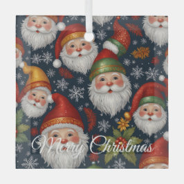 Vintage Weihnachtskollektion Ornament Aus Glas