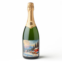 vintage Weihnachtslandschaft 