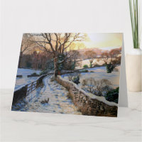 Vintage Weihnachtslandschaft