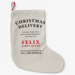 Vintage Weihnachtslieferung Kleiner Weihnachtsstrumpf