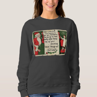 Vintage Weihnachtsmann-Betrug Wahrscheinlich Weihn Sweatshirt
