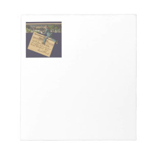 Vintage-Weihnachtsmann-Brief Notizblock