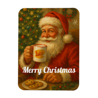 Vintage-Weihnachtsmann-Christmas-flexibler-Kühlsch Magnet
