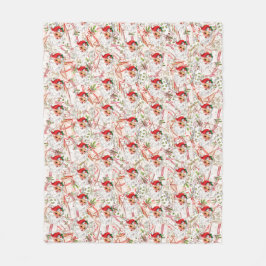 Vintage-Weihnachtsmann-Fliesblanket Fleecedecke