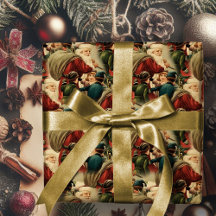 Vintage-Weihnachtsmann-Frohe-Weihnachten-Geschenkp