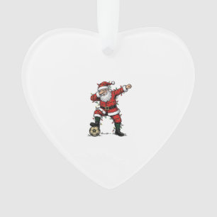 Vintage Weihnachtsmann Fußball Weihnachten Sportsh Ornament