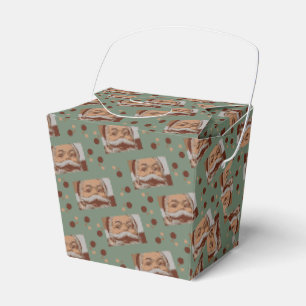 Vintage-Weihnachtsmann-Geschenkbox Geschenkschachtel