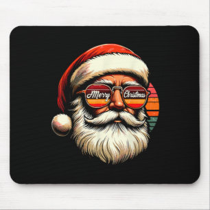 Vintage-Weihnachtsmann-Gesicht-Christmas-Sonnenbri Mousepad