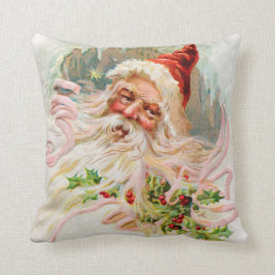VINTAGE WEIHNACHTSMANN KISSEN